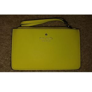 Kate Spade - yellow wristlet